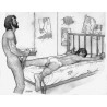 Attachés ensemble en selfbondage pour une double expérience érotique entre hommes ABDL